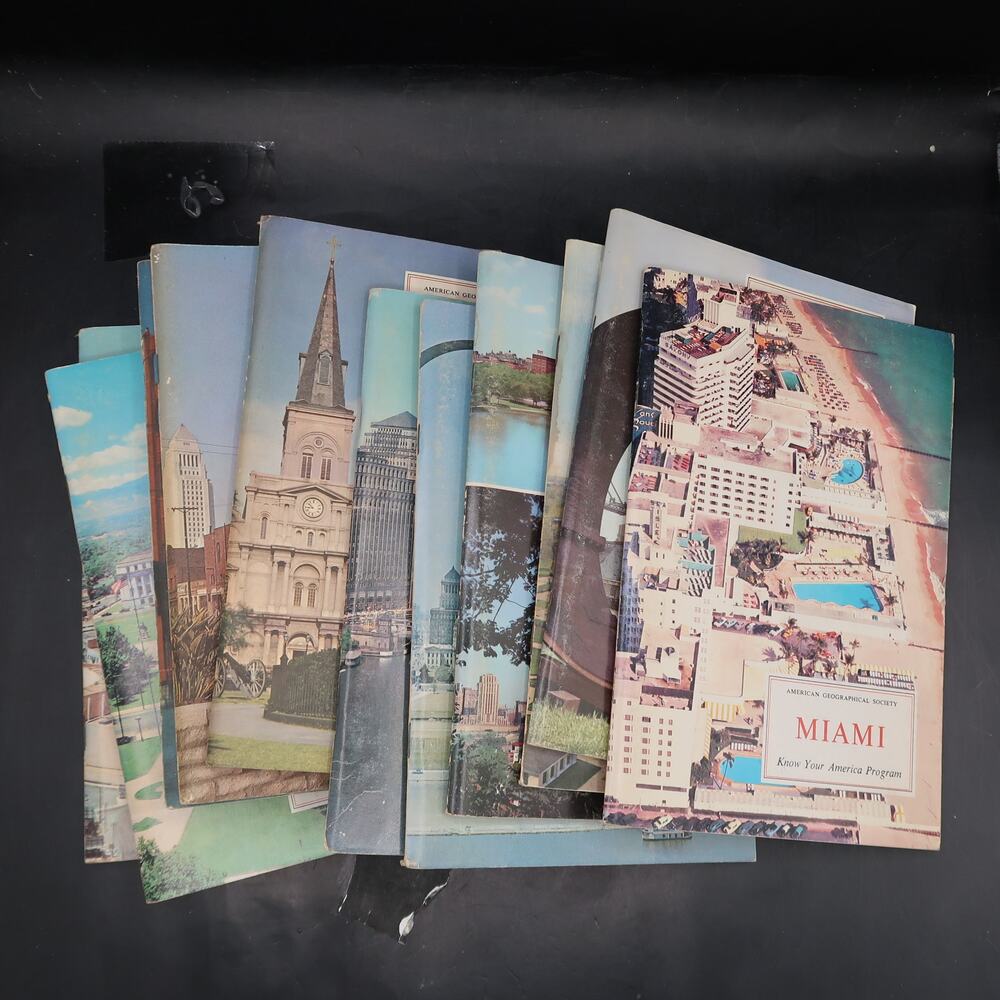 American Geographical Society Know Your America Program Booklet Set of 11 1960s